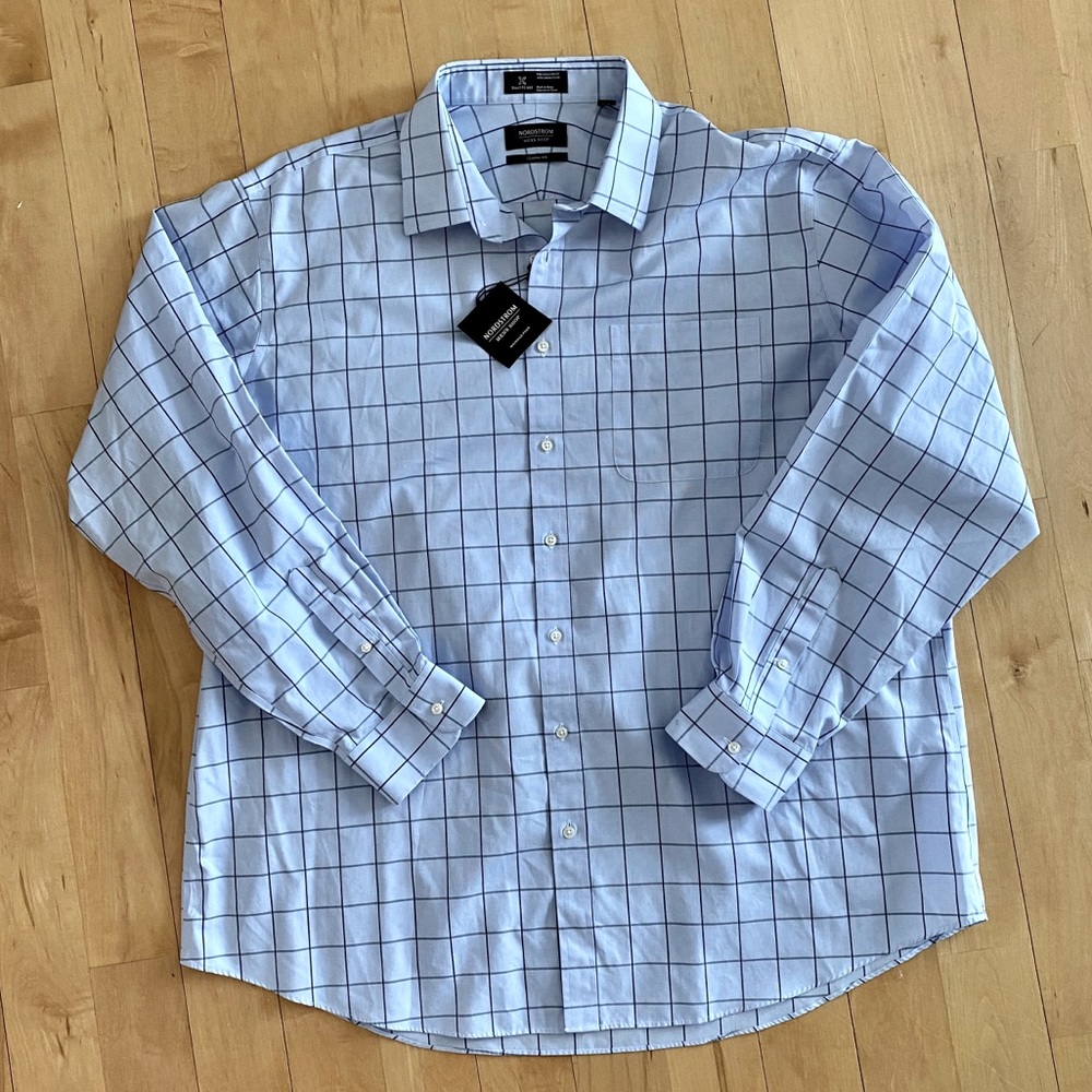 Nordstrom NWT Men’s Dress Shirt 18-37